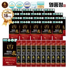명품정 6년근 고려 홍삼 스틱 진 실속형 1포당 진세노사이드 18mg, 10g, 200개