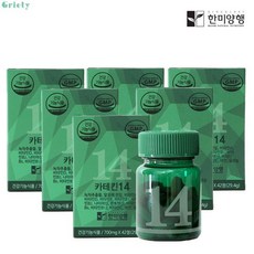 녹차다이어트 녹차 카테킨 14 영양제 700mg42정6박스, 42정, 6개