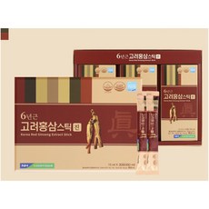 농협 6년근 고려홍삼정 농축액 스틱 진 선물세트 30포, 1개, 15ml