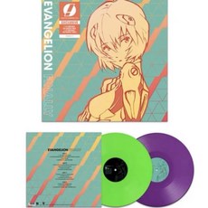 신세기에반게리온 EVA 2LP Evangelion Finally앨범 그린 바이올렛 바이닐