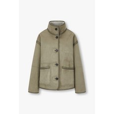 스튜디오 톰보이 9174461982 리버시블 하이넥 무스탕(양말 증정)