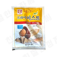 [31마켓] 드라이이스트 60g/제과 제빵 막걸리 효모, 60g, 1개