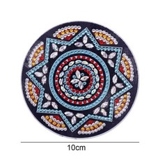 미니십자수컵받침