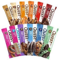 [Quest Nutrition 퀘스트 뉴트리션] 퀘스트 바 프로틴 바 버라이어티 팩 D 12 개입 Protein Bar Variety Pack D