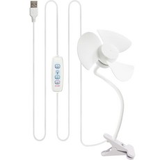 jkahh 1.5m 화이트 라인 USB 인터페이스 미니 3잎 화이트 고속 선풍기 조용하고 바람이 잘 통하며 침실 사무실 기숙사를 위한 상쾌한 여름 선물