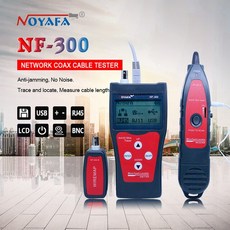 [해외] NF_3 L LAN 테스터 RJ45 LCD CABLE 테스터 NETWORK MONITORING WIRE TRACKER 없이 NOISE 간섭 NOFAYA NF3, 중국