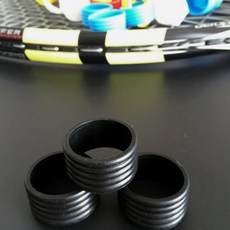 쁘띠 타무르 POWERTI 땀 흡수 있음 그립 봉 접착제 가죽 마무리 고정 고무 권, 블랙 블랙 기준이 없다