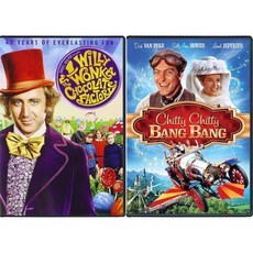 Chitty Bang Willy Wonka The Chocolate Factory 뮤지컬 DVD 세트클래식 패밀리 무비 번들 더블 피처