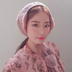 겨울손뜨개모자