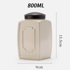 도자기용 개 항아리 유골 장례 기념 물품 화장 죽은 고양이 기념품 애완 동물 제품, 800ML, 1개
