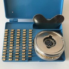 자동 실링기 FR770 밴드 포장 금속활자 인쇄 알파벳, 1개, 1개입