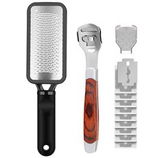 Foot Scraper Pedicure Supplies Heel Filer for Dead 발 긁는 도구 페디큐어 용품 강판과 같은 죽은 피부를 위한 발 뒤꿈치 파일러 굳은살 제거, 1개, 1개입