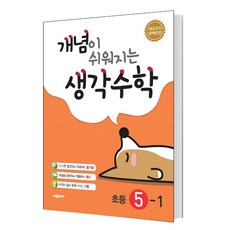 개념이 쉬워지는 생각수학 초등 수학 5-1(2020)