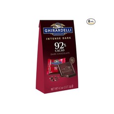 Ghirardelli 기라델리 92%카카오 다크초콜릿 117g 6팩, 6개