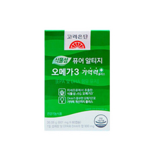 고려은단 퓨어 알티지 DHA 오메가3 식물성캡슐, 60정, 3개