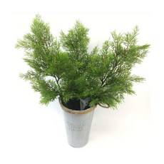 편백나무잎 조화 인조 측백나무 가지 부쉬 재료 50cm, 1개