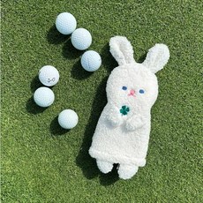 골프 우드 커버 토끼 골프 헤드 캐릭터 드라이버 유틸리티 굿프렌즈골프, 1개