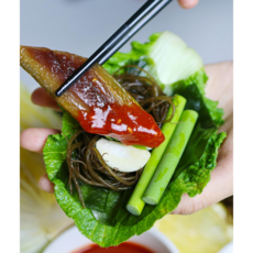 [겨울 제철 한정수량] 포항 구룡포 과메기 야채세트, 1개, 과메기 야채세트 10미 20쪽