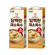 정식품 간단요리사 담백한 채소육수, 950ml, 2개