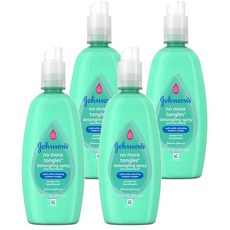 존슨즈 베이비 Johnsons Baby No 모어 탱글스 스프레이 디탱글러 미스트 No More Tangles Spray Detangler, 4개