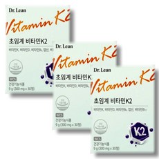 닥터린 초임계 비타민K2, 3세트, 30정