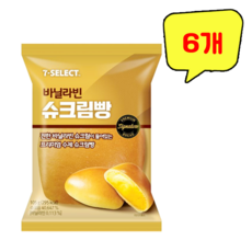 도투락 바닐라빈 슈크림빵, 6개, 105g