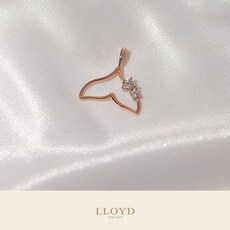 로이드 14K 행운의 고래꼬리 스톤 펜던트 LPP20C18G [뉴코아 일산점]