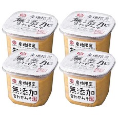 미야지마 무첨가 일본 된장 850 4개, 850g