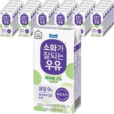 매일유업 소화가 잘되는 우유 저지방, 190ml, 72개