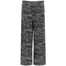 21SS 발렌시아가 오버츄어 카무플라주 BAGGY 진 641456 TJW55 1055W