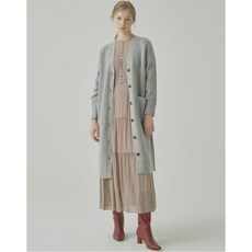 질 스튜어트 뉴욕 여성 20FW 블루 멜란지 울혼방 가디건 JSSW0D812B5