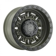 Black Rhino Hard Alloys Abrams Wheel in 20x9.5 with 4.54in Backspace Olive Drab for 07-24 Jeep Wrang, 20x9.5 with 4.54in Backspace (, 1개