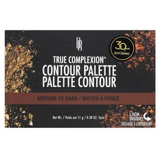 블랙 Radiance 트루 컴플렉션 컨투어 팔레트 8321 미디엄~다크 11g(0.38oz), 1개