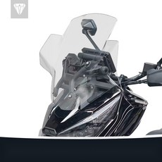 존테스 368G 튜닝 윈드쉴드 가드 윈드 스크린, A투명 전체 높이 약 60cm