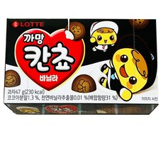 롯데 까망 칸쵸 바닐라 47g X 16개