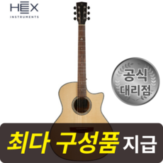 헥스 통기타 QUEEN GA500CE 올솔리드 GA바디 픽업장착, 1개