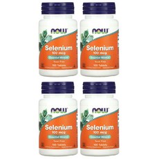 나우푸드 미네랄 셀레늄 비건 세레늄 효모 프리 100mcg 400정, 1개