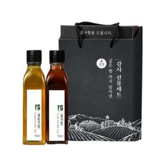 [고소한기름] 참기름180ml + 생들기름180ml 감사선물세트, 180ml