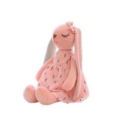 넬라의 옷장 부드러운 토끼 인형, 핑크, 55cm