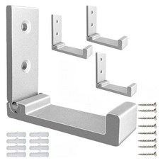1 세트 금속 벽걸이 헤드폰 스탠드 침실 앨범 사진 프레임 조직, 은, 1개
