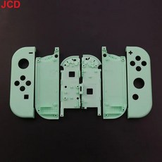 JCD DIY 교체 하우징 조이콘 쉘 케이스 세트 스위치 NS NX 콘솔 및 오른쪽 왼쪽 컨트롤러, 연한 초록색, 1개, 18.light green