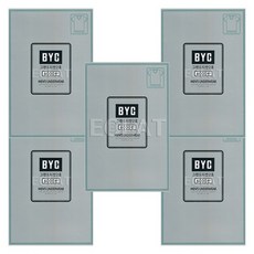 [BYC] 그랜드 남성 반팔 런닝 5종 세트 BYI6036