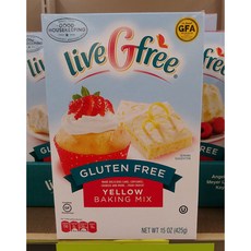 라이브지 프리 해외 빵 만들기 엘로우 베이킹믹스 425g 2팩, 1개