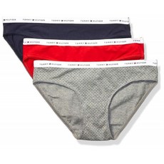 [미국 직구]타미힐피거 여성 프린트 면 언더웨어 팬티 멀티 3팩 MZ157570745734