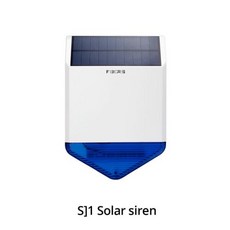 Fuers-W210 DIY Tuya 스마트 경보 시스템 와이파이 도난 경보 스마트 홈 GSM 경보 시스템 컬러 LCD 디스플레이 보안 모션 센서, 13 SJ1 Solar siren, 1개