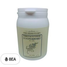 더허브스토리 쥬니퍼베리 버블바스 파우더 대용량, 1kg, 8개