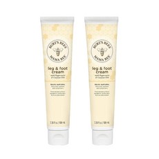 Burt's Bees 버츠비 마마비 페퍼민트 레그 앤 풋크림 100ml (3.38 fl oz) 2세트