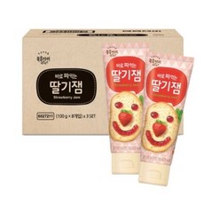 복음자리 바로 짜먹는 딸기잼, 100g, 24개