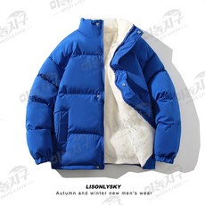 NEW 유니섹스 구스패딩 경량숏패딩 벨벳원단 겨울코트 빅사이즈 남성의류 여성의류-M-5XL