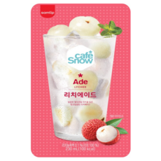 카페스노우 리치에이드 230ml, 30개